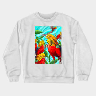 Golden Pheasants Crewneck Sweatshirt